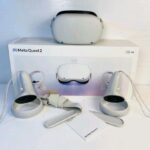 Meta Quest 2 128GB VR headset with 2 controllers, mint condition