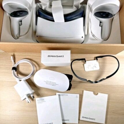 Meta Quest 2 256GB all-in-one VR headset with BOBOVR and charging station